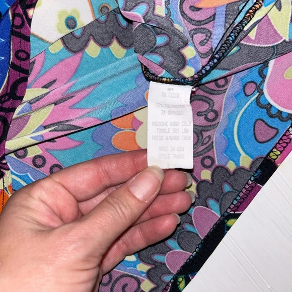 Uncle Frank Floral Dress sz medium B1 - Picture 4 of 4